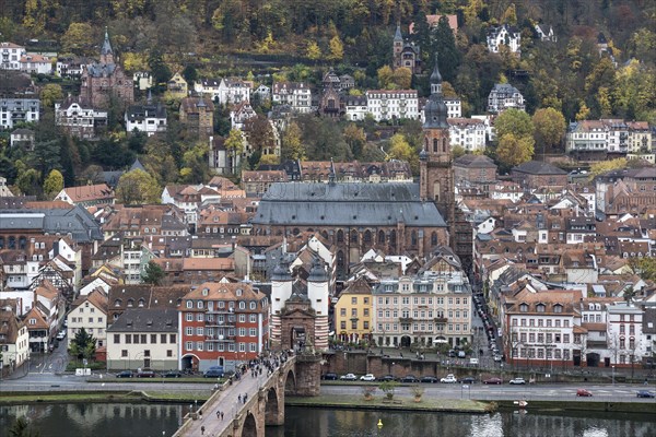 View from Philsophenweg to Neckar