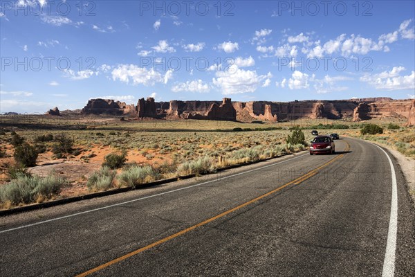 Road with cars