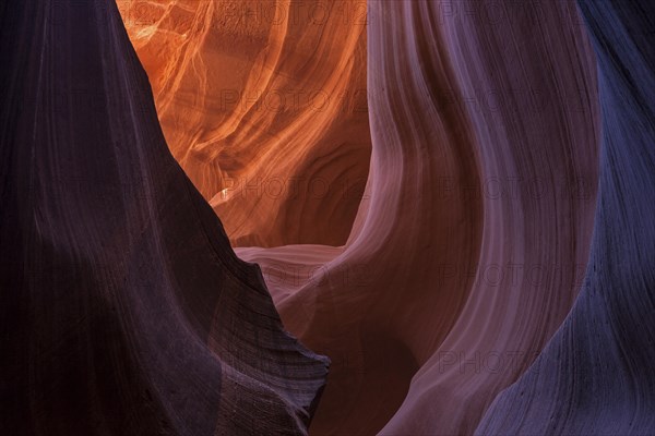 Colourful sandstone formations