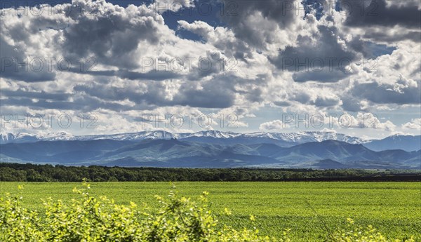 View towards the Balkan Mountains