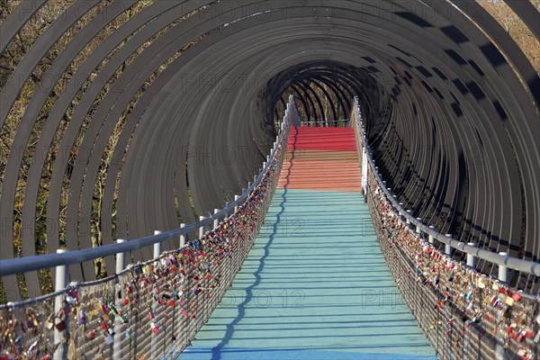 Spiral footbridge