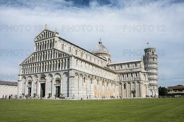 Leaning Tower of Pisa with Cathedral Santa Maria Assunta