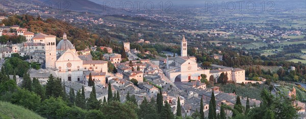 View over city
