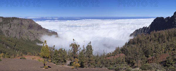 Montana de la Crucita with clouds