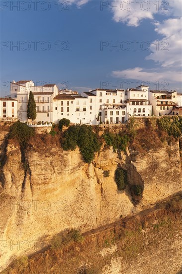 View from the Puente Nuevo Bridge over the historic centre of Ronda