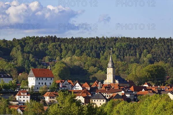 Town hall and parish church of St Heinrich and Kunigunde