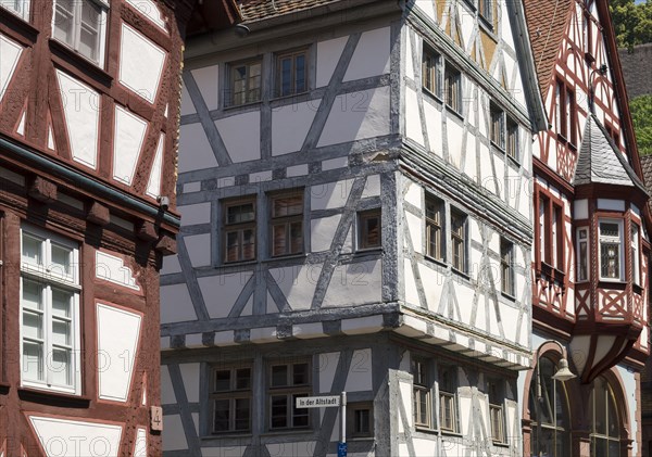 Half-timbered houses in the historic centre