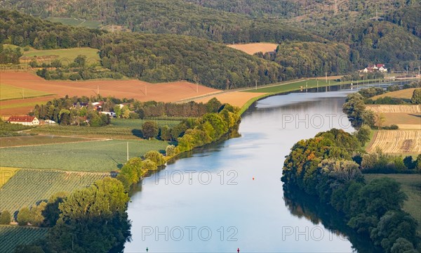 Main at Gambach seen from Grainberg