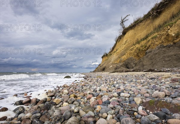Pebbles on beach