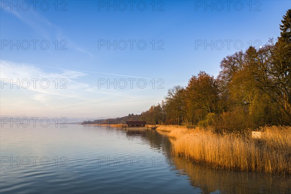 Lake Ammer in the morning in Utting