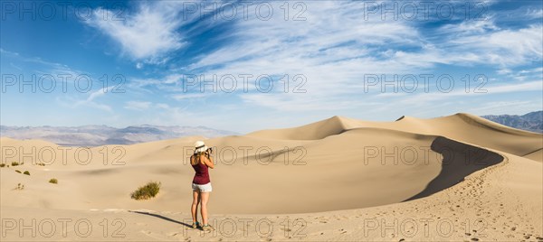 Photographing tourist