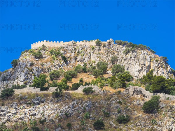 Limestone rock Rocca di Cefalu