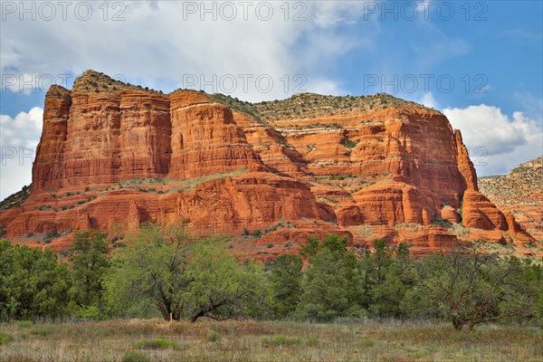 Red rock formations