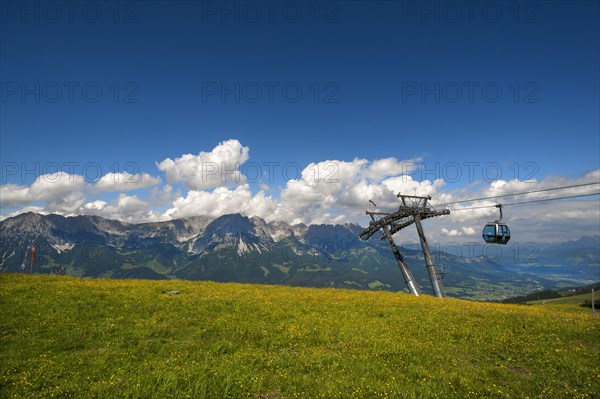 View from Brandstadl towards Wilder Kaiser