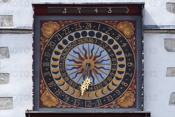 Moon phase clock