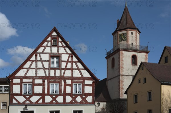 Romanesque tower of the Holy Trinity Church