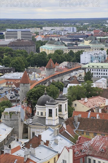 Eastern town wall and the National Opera of Estonia