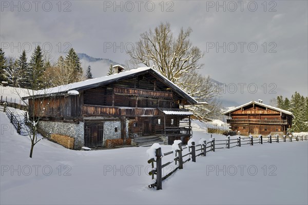 Farms in winter