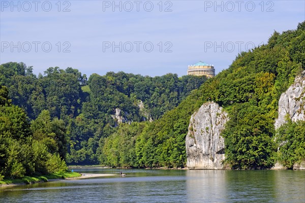 Danube and Befreiungshalle or Hall of Liberation