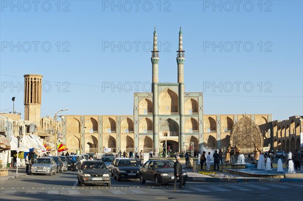 Tekiyeh Amir Chaqmaq Square and former mosque with twin minarets