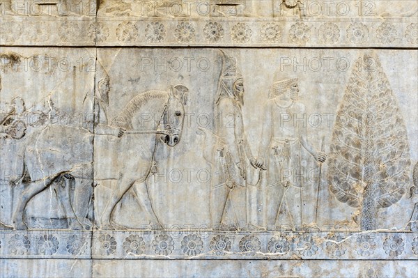 Ancient relief of the Achaemenids