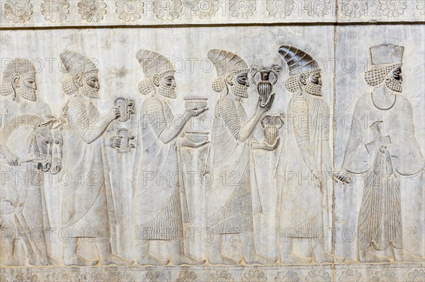 Ancient relief of the Achaemenids