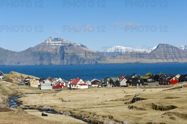 Colorful houses by the sea