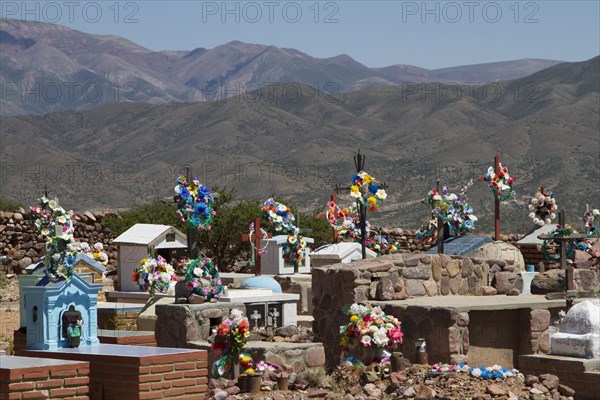 Cemetery in Hornillos in Maimara