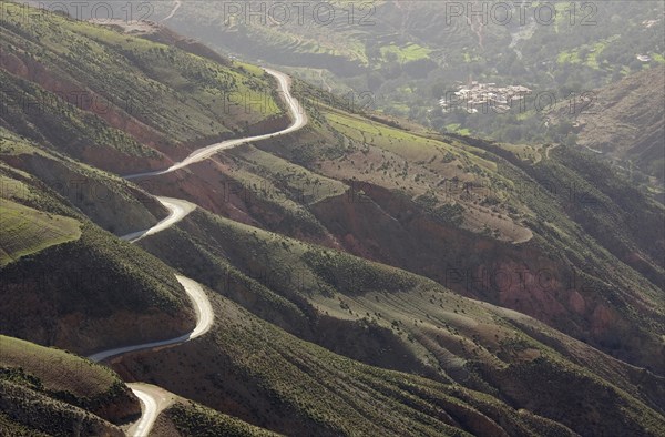 The Tizi-n-Test mountain pass cuts right through the High Atlas mountains being the most direct route from Marrakesh to Taroudant