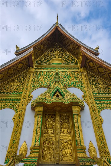 Buddhist temple Haw Pha Bang at the Royal Palace
