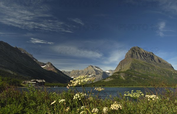 Swiftcurrent Lake in the Many Glacier area