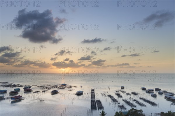 Sunset over Songkhla Lake