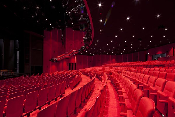 Auditorium floor and rank