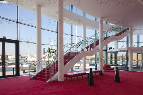 Foyer with staircase