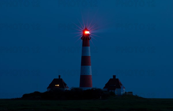 Westerhever Lighthouse at night