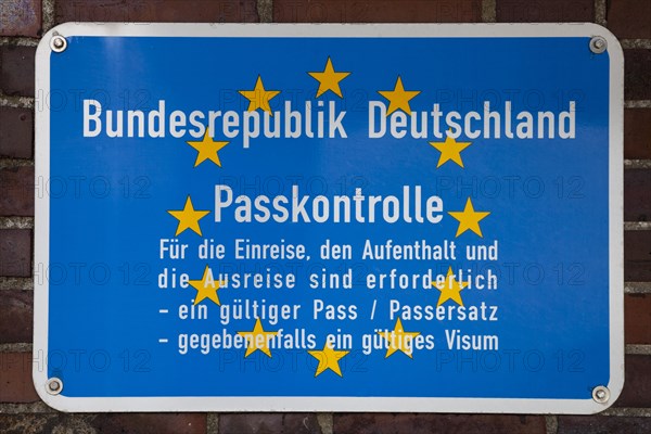 German border sign