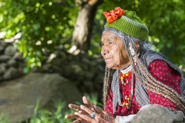 A woman of the Brokpa tribe
