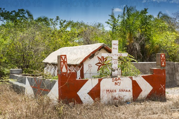 Malagasy tomb of the Sakalava between Morondava and Kirindy