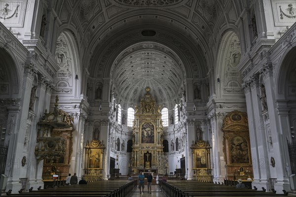 Interior of the Jesuit Church of St. Michael