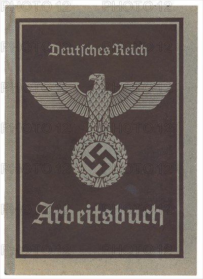 Workbook from Nazi Germany in 1940