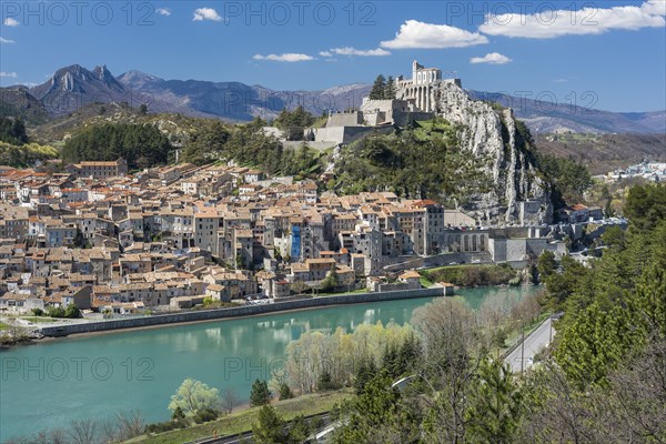 Historic centre with Citadel, Sisteron