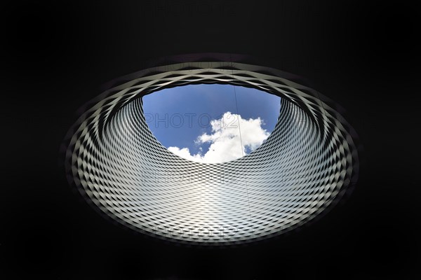 Modern architecture facade made of 14