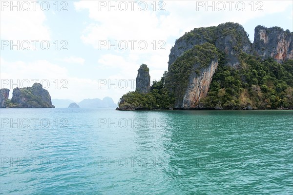 Rock formation in Phang Nga Bay