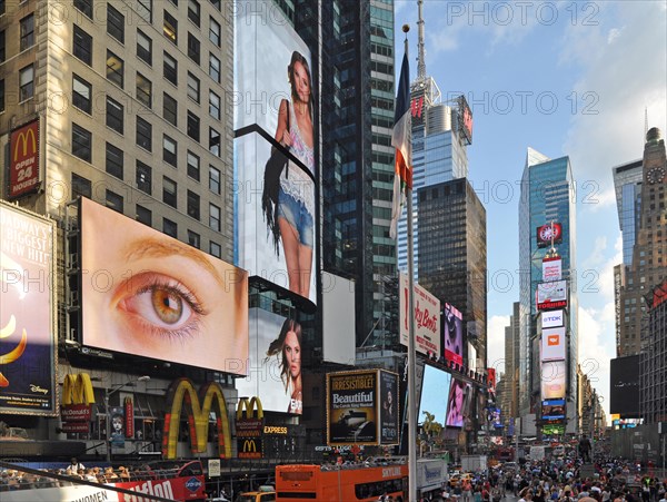 Billboards at Times Square