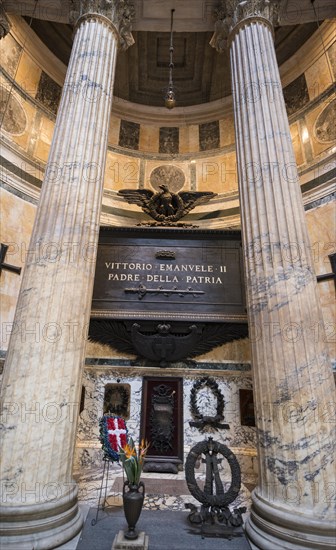Tomb of King Victor Emanuel II in the Pantheon