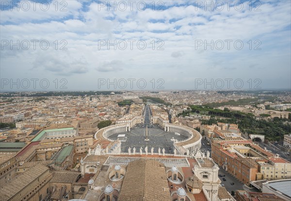 View from the dome of St. Peter's Basilica