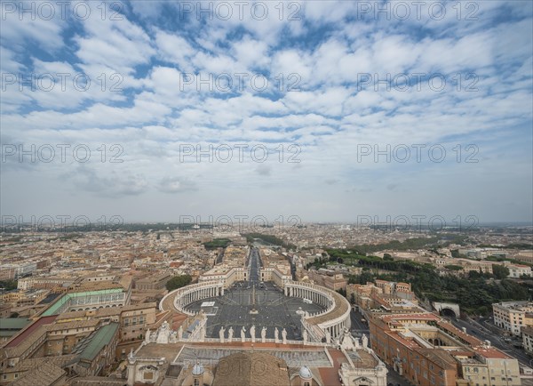 View from the dome of St. Peter's Basilica