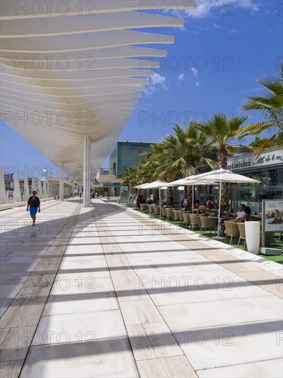 Promenade at the port