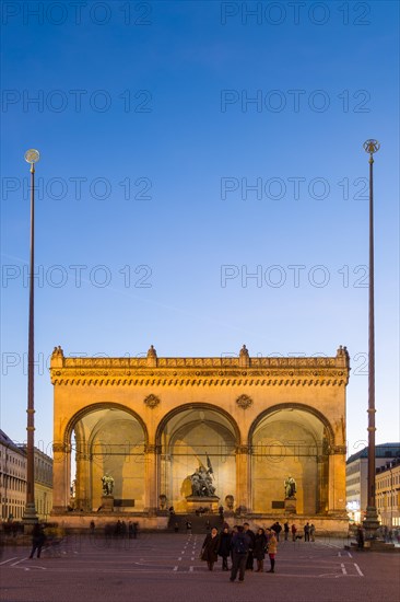 Feldherrnhalle in the evening light