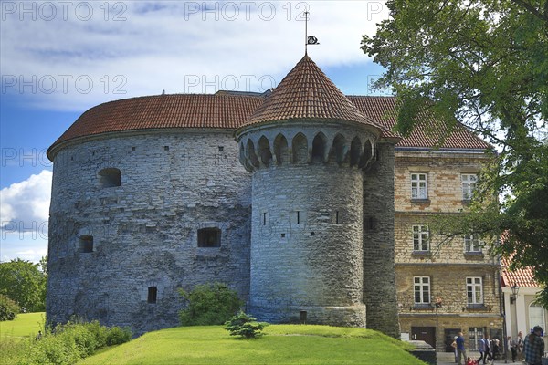 City wall with Fat Margaret tower at the north end of the Lower Town